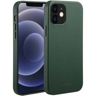 Accezz MagSafe Leather Backcover voor de Apple iPhone 12 (Pro) - Cedar Green Accezz MagSafe Leather Backcover voor de Apple iPhone 12 (Pro) - Cedar Green