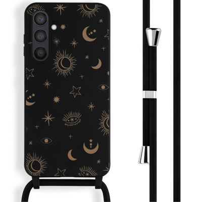 imoshion Siliconen design hoesje met koord voor de Samsung Galaxy S23 FE - Sky Black imoshion Siliconen design hoesje met koord voor de Samsung Galaxy S23 FE - Sky Black
