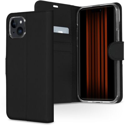 Accezz Wallet Softcase Bookcase voor de Apple iPhone 15 Plus - Zwart Accezz Wallet Softcase Bookcase voor de Apple iPhone 15 Plus - Zwart