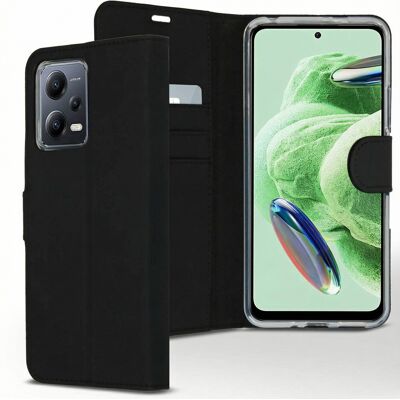 Accezz Wallet Softcase Bookcase voor de Xiaomi Redmi Note 12 / Xiaomi Poco X5 5G - Zwart Accezz Wallet Softcase Bookcase voor de Xiaomi Redmi Note 12 / Xiaomi Poco X5 5G - Zwart