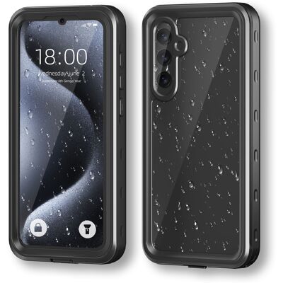 Redpepper Dot Plus Waterproof Backcover voor de Samsung Galaxy A35 - Zwart Redpepper Dot Plus Waterproof Backcover voor de Samsung Galaxy A35 - Zwart
