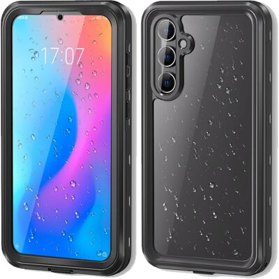 Redpepper Dot Plus Waterproof Backcover voor de Samsung Galaxy A55 - Zwart Redpepper Dot Plus Waterproof Backcover voor de Samsung Galaxy A55 - Zwart