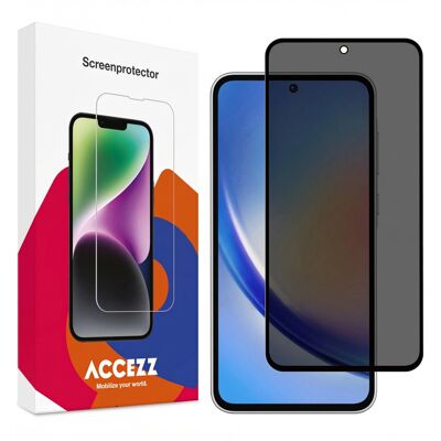 Accezz Gehard Glas Privacy Screenprotector voor de Samsung Galaxy A55 (5G) / A35 Accezz Gehard Glas Privacy Screenprotector voor de Samsung Galaxy A55 (5G) / A35