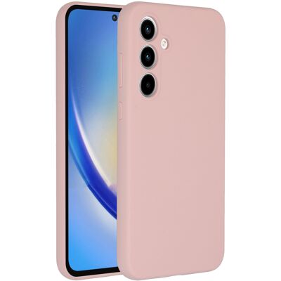 Accezz Liquid Silicone Backcover voor de Samsung Galaxy A35 - Roze Accezz Liquid Silicone Backcover voor de Samsung Galaxy A35 - Roze