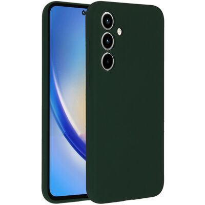 Accezz Liquid Silicone Backcover voor de Samsung Galaxy A35 - Forest Green Accezz Liquid Silicone Backcover voor de Samsung Galaxy A35 - Forest Green