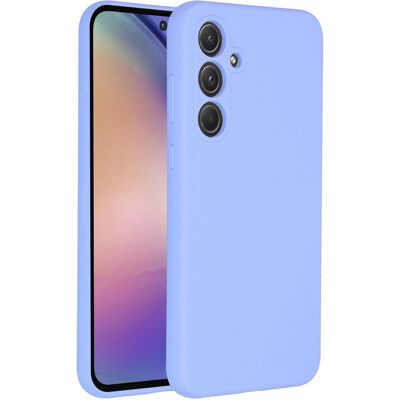 Accezz Liquid Silicone Backcover voor de Samsung Galaxy A55 - Paars Accezz Liquid Silicone Backcover voor de Samsung Galaxy A55 - Paars