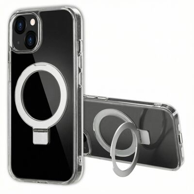 Accezz Ring Stand Backcover met MagSafe voor de Apple iPhone 13 - Transparant Accezz Ring Stand Backcover met MagSafe voor de Apple iPhone 13 - Transparant