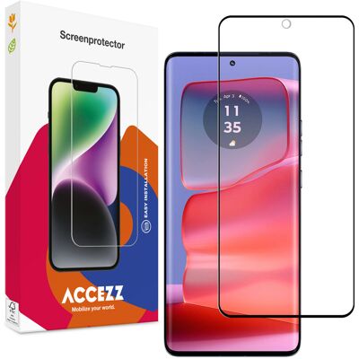 Accezz Gehard Glas Full Cover Screenprotector voor de Motorola Edge 50 Pro Accezz Gehard Glas Full Cover Screenprotector voor de Motorola Edge 50 Pro