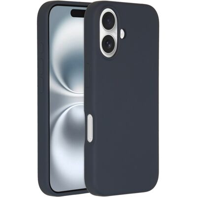 Accezz Liquid Silicone Backcover met MagSafe voor de Apple iPhone 16 - Donkerblauw Accezz Liquid Silicone Backcover met MagSafe voor de Apple iPhone 16 - Donkerblauw
