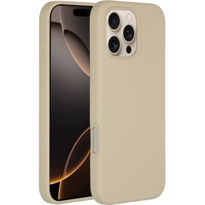 Accezz Liquid Silicone Backcover met MagSafe voor de Apple iPhone 16 Pro Max - Stone Accezz Liquid Silicone Backcover met MagSafe voor de Apple iPhone 16 Pro Max - Stone