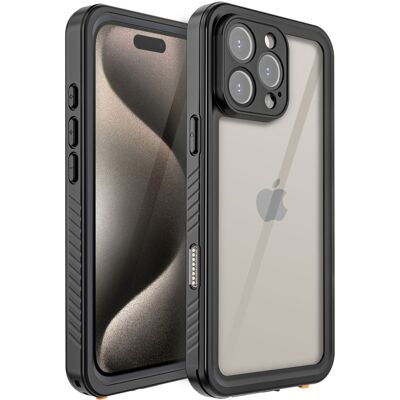 Redpepper Dot Plus Waterproof Backcover voor de Apple iPhone 16 Pro Max - Zwart Redpepper Dot Plus Waterproof Backcover voor de Apple iPhone 16 Pro Max - Zwart