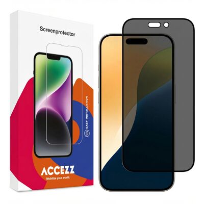 Accezz Gehard Glas Privacy Screenprotector voor de Apple iPhone 17 / 17 Pro / 16 Pro Accezz Gehard Glas Privacy Screenprotector voor de Apple iPhone 17 / 17 Pro / 16 Pro