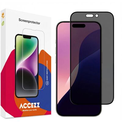 Accezz Gehard Glas Privacy Screenprotector voor de Apple iPhone 16 Pro Max / 17 Pro Max Accezz Gehard Glas Privacy Screenprotector voor de Apple iPhone 16 Pro Max / 17 Pro Max