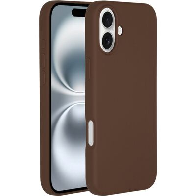 Accezz Liquid Silicone Backcover met MagSafe voor de Apple iPhone 16 - New Tea Brown Accezz Liquid Silicone Backcover met MagSafe voor de Apple iPhone 16 - New Tea Brown