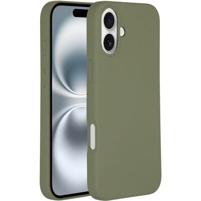 Accezz Liquid Silicone Backcover met MagSafe voor de Apple iPhone 16 - Cooper Green Accezz Liquid Silicone Backcover met MagSafe voor de Apple iPhone 16 - Cooper Green