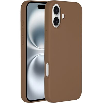 Accezz Liquid Silicone Backcover met MagSafe voor de Apple iPhone 16 Plus - Lichtbruin Accezz Liquid Silicone Backcover met MagSafe voor de Apple iPhone 16 Plus - Lichtbruin