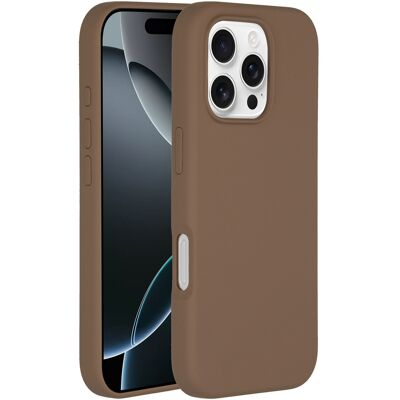 Accezz Liquid Silicone Backcover met MagSafe voor de Apple iPhone 16 Pro - Lichtbruin Accezz Liquid Silicone Backcover met MagSafe voor de Apple iPhone 16 Pro - Lichtbruin