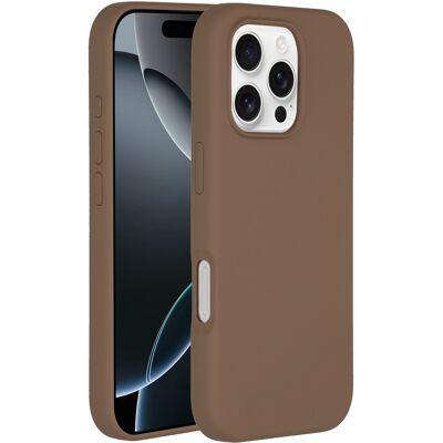 Accezz Liquid Silicone Backcover met MagSafe voor de Apple iPhone 16 Pro Max - Lichtbruin Accezz Liquid Silicone Backcover met MagSafe voor de Apple iPhone 16 Pro Max - Lichtbruin