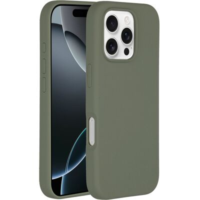 Accezz Liquid Silicone Backcover met MagSafe voor de Apple iPhone 16 Pro Max - Cooper Green Accezz Liquid Silicone Backcover met MagSafe voor de Apple iPhone 16 Pro Max - Cooper Green