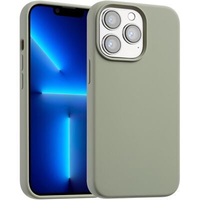 Accezz Liquid Silicone Backcover met MagSafe voor de Apple iPhone 13 Pro - Cooper Green Accezz Liquid Silicone Backcover met MagSafe voor de Apple iPhone 13 Pro - Cooper Green