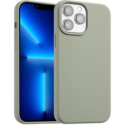 Accezz Liquid Silicone Backcover met MagSafe voor de Apple iPhone 13 Pro Max - Cooper Green Accezz Liquid Silicone Backcover met MagSafe voor de Apple iPhone 13 Pro Max - Cooper Green