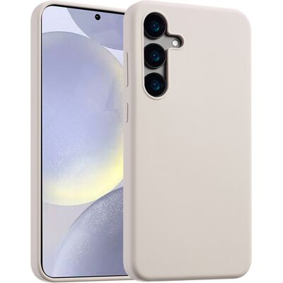 Accezz Liquid Silicone Backcover met MagSafe voor de Samsung Galaxy S24 - Stone Accezz Liquid Silicone Backcover met MagSafe voor de Samsung Galaxy S24 - Stone