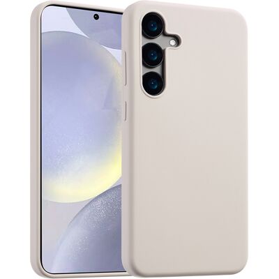 Accezz Liquid Silicone Backcover met MagSafe voor de Samsung Galaxy S24 Plus - Stone Accezz Liquid Silicone Backcover met MagSafe voor de Samsung Galaxy S24 Plus - Stone