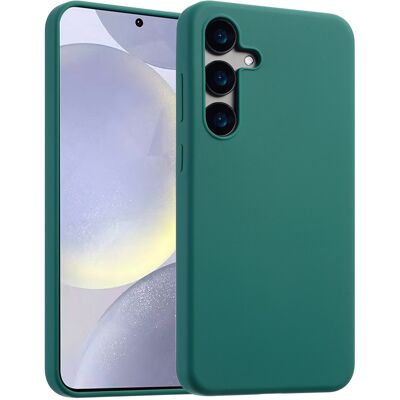 Accezz Liquid Silicone Backcover voor de Samsung Galaxy S24 Plus - Donkergroen Accezz Liquid Silicone Backcover voor de Samsung Galaxy S24 Plus - Donkergroen