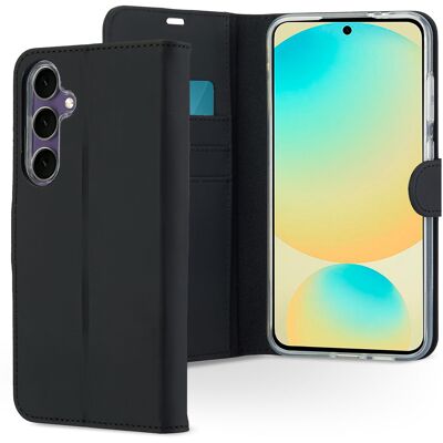 Accezz Wallet Softcase Bookcase voor de Samsung Galaxy S24 FE - Zwart Accezz Wallet Softcase Bookcase voor de Samsung Galaxy S24 FE - Zwart