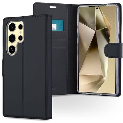 Accezz Wallet Softcase Bookcase voor de Samsung Galaxy S25 Ultra - Zwart Accezz Wallet Softcase Bookcase voor de Samsung Galaxy S25 Ultra - Zwart
