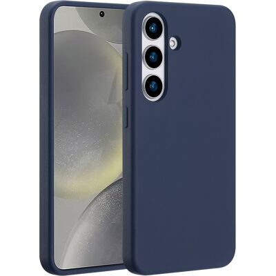 Accezz Liquid Silicone Backcover met MagSafe voor de Samsung Galaxy S25 - Donkerblauw Accezz Liquid Silicone Backcover met MagSafe voor de Samsung Galaxy S25 - Donkerblauw