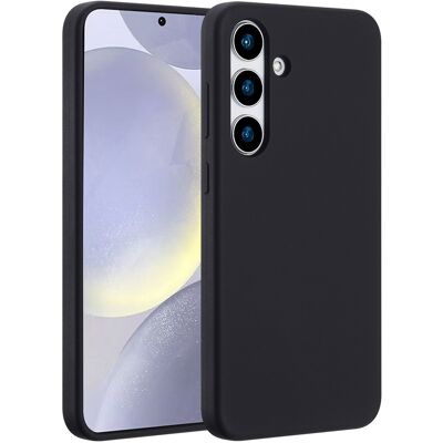 Accezz Liquid Silicone Backcover met MagSafe voor de Samsung Galaxy S25 Plus - Zwart Accezz Liquid Silicone Backcover met MagSafe voor de Samsung Galaxy S25 Plus - Zwart