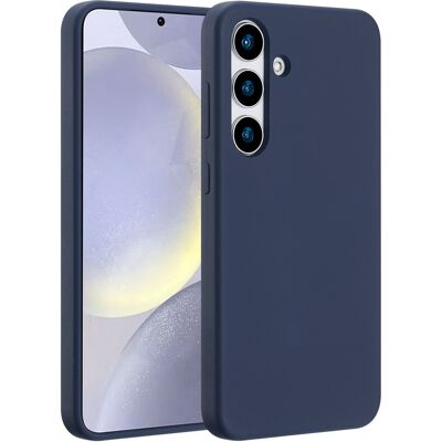 Accezz Liquid Silicone Backcover met MagSafe voor de Samsung Galaxy S25 Plus - Donkerblauw Accezz Liquid Silicone Backcover met MagSafe voor de Samsung Galaxy S25 Plus - Donkerblauw