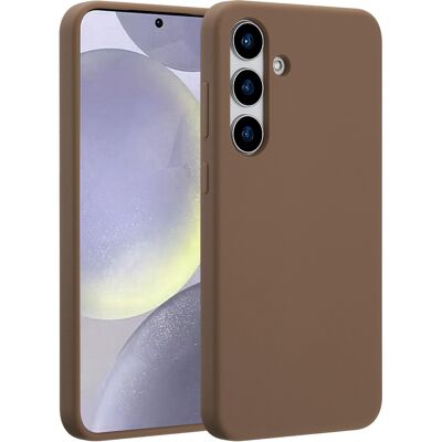 Accezz Liquid Silicone Backcover met MagSafe voor de Samsung Galaxy S25 Plus - Lichtbruin Accezz Liquid Silicone Backcover met MagSafe voor de Samsung Galaxy S25 Plus - Lichtbruin