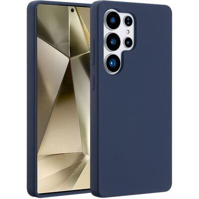 Accezz Liquid Silicone Backcover met MagSafe voor de Samsung Galaxy S25 Ultra - Donkerblauw Accezz Liquid Silicone Backcover met MagSafe voor de Samsung Galaxy S25 Ultra - Donkerblauw