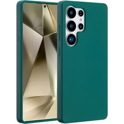 Accezz Liquid Silicone Backcover met MagSafe voor de Samsung Galaxy S25 Ultra - Forest Green Accezz Liquid Silicone Backcover met MagSafe voor de Samsung Galaxy S25 Ultra - Forest Green