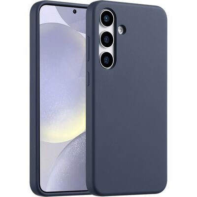 Accezz Liquid Silicone Backcover voor de Samsung Galaxy S25 Plus - Donkerblauw Accezz Liquid Silicone Backcover voor de Samsung Galaxy S25 Plus - Donkerblauw