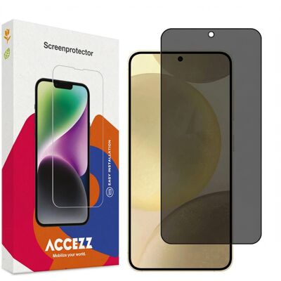 Accezz Gehard Glas Privacy Screenprotector voor de Samsung Galaxy S25 Plus Accezz Gehard Glas Privacy Screenprotector voor de Samsung Galaxy S25 Plus