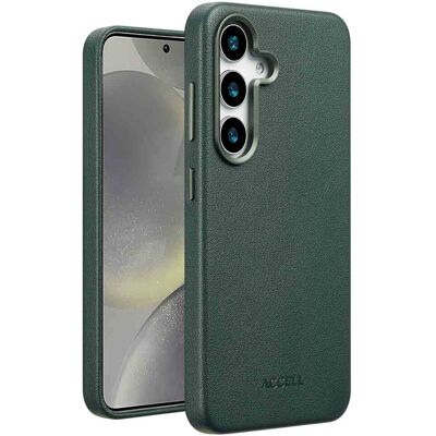 Accezz MagSafe Leather Backcover voor de Samsung Galaxy S25 Plus - Cedar Green Accezz MagSafe Leather Backcover voor de Samsung Galaxy S25 Plus - Cedar Green