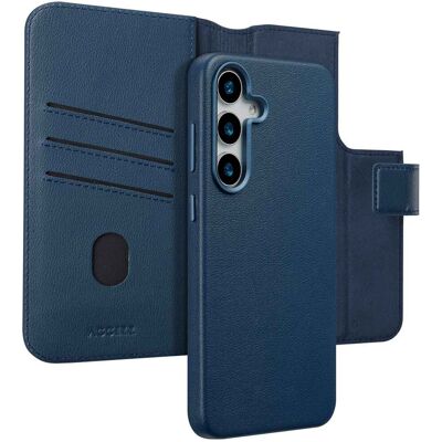 Accezz Leather Bookcase 2-in-1 met MagSafe voor de Samsung Galaxy S25 Plus - Nightfall Blue Accezz Leather Bookcase 2-in-1 met MagSafe voor de Samsung Galaxy S25 Plus - Nightfall Blue