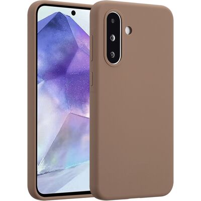 Accezz Liquid Silicone Backcover voor de Samsung Galaxy A36 / A56 - Lichtbruin Accezz Liquid Silicone Backcover voor de Samsung Galaxy A36 / A56 - Lichtbruin