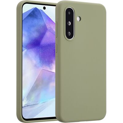 Accezz Liquid Silicone Backcover voor de Samsung Galaxy A36 / A56 - Cooper Green Accezz Liquid Silicone Backcover voor de Samsung Galaxy A36 / A56 - Cooper Green