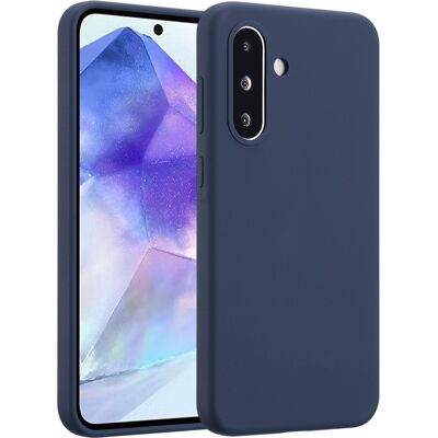 Accezz Liquid Silicone Backcover voor de Samsung Galaxy A36 / A56 - Donkerblauw Accezz Liquid Silicone Backcover voor de Samsung Galaxy A36 / A56 - Donkerblauw