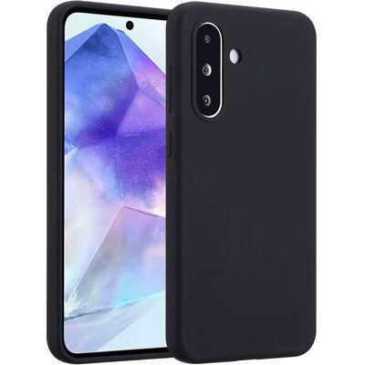 Accezz Liquid Silicone Backcover voor de Samsung Galaxy A36 / A56 - Zwart Accezz Liquid Silicone Backcover voor de Samsung Galaxy A36 / A56 - Zwart