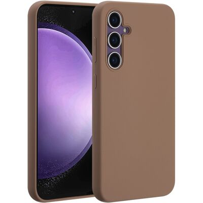 Accezz Liquid Silicone Backcover met MagSafe voor de Samsung Galaxy S23 FE - Lichtbruin Accezz Liquid Silicone Backcover met MagSafe voor de Samsung Galaxy S23 FE - Lichtbruin