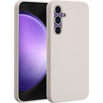 Accezz Liquid Silicone Backcover met MagSafe voor de Samsung Galaxy S23 FE - Stone Accezz Liquid Silicone Backcover met MagSafe voor de Samsung Galaxy S23 FE - Stone