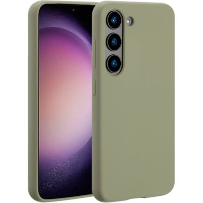 Accezz Liquid Silicone Backcover met MagSafe voor de Samsung Galaxy S23 - Cooper Green Accezz Liquid Silicone Backcover met MagSafe voor de Samsung Galaxy S23 - Cooper Green