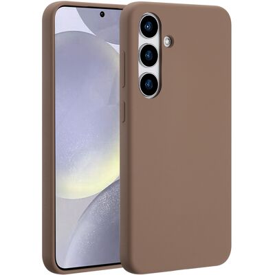 Accezz Liquid Silicone Backcover met MagSafe voor de Samsung Galaxy S24 Plus - Lichtbruin Accezz Liquid Silicone Backcover met MagSafe voor de Samsung Galaxy S24 Plus - Lichtbruin