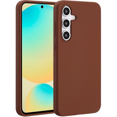 Accezz Liquid Silicone Backcover met MagSafe voor de Samsung Galaxy S24 FE - New Tea Brown Accezz Liquid Silicone Backcover met MagSafe voor de Samsung Galaxy S24 FE - New Tea Brown