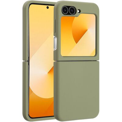 Accezz Liquid Silicone Backcover met MagSafe voor de Samsung Galaxy Z Flip 6 - Cooper Green Accezz Liquid Silicone Backcover met MagSafe voor de Samsung Galaxy Z Flip 6 - Cooper Green